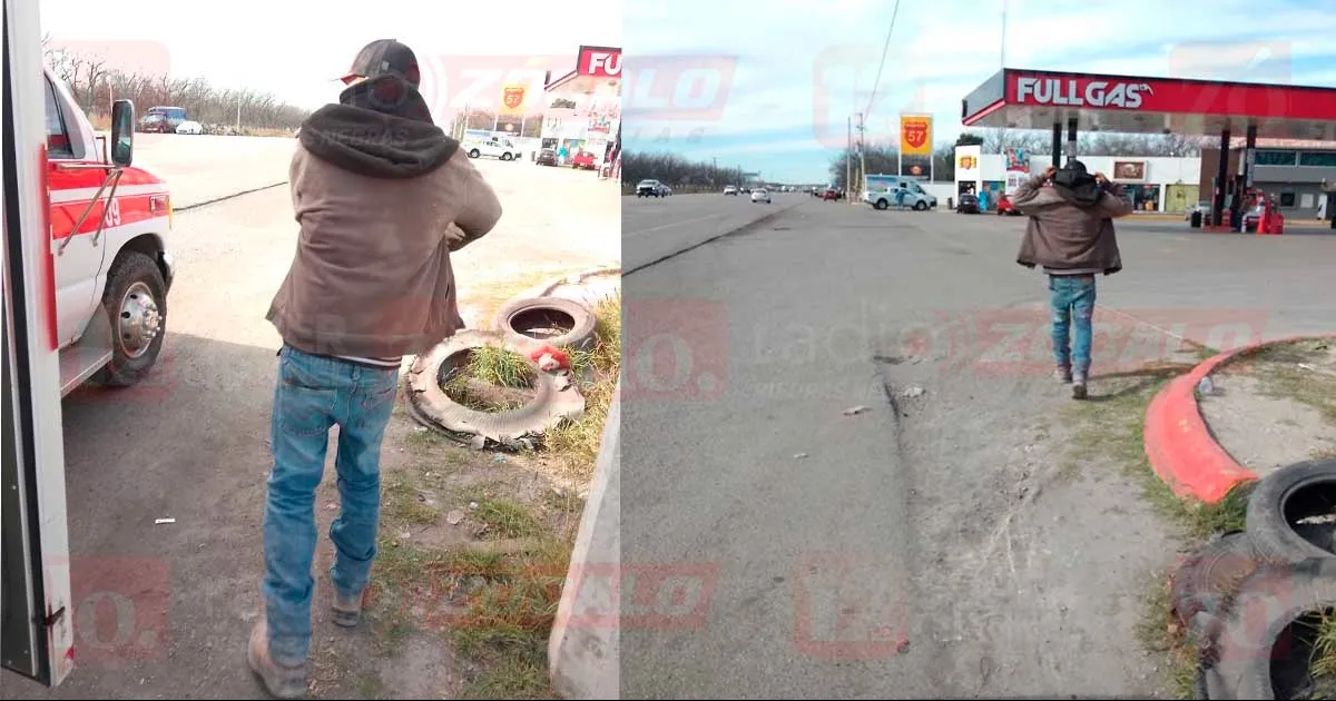 Pierde el camino y se duerme  a la orilla de la carretera 29