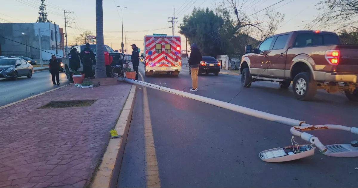 A pesar de que se afectó propiedad del municipio, solo quedó con daños materiales.