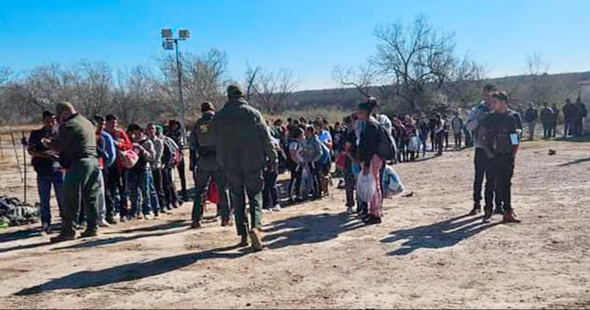 Capturan a 108 indocumentados en Eagle Pass, Texas