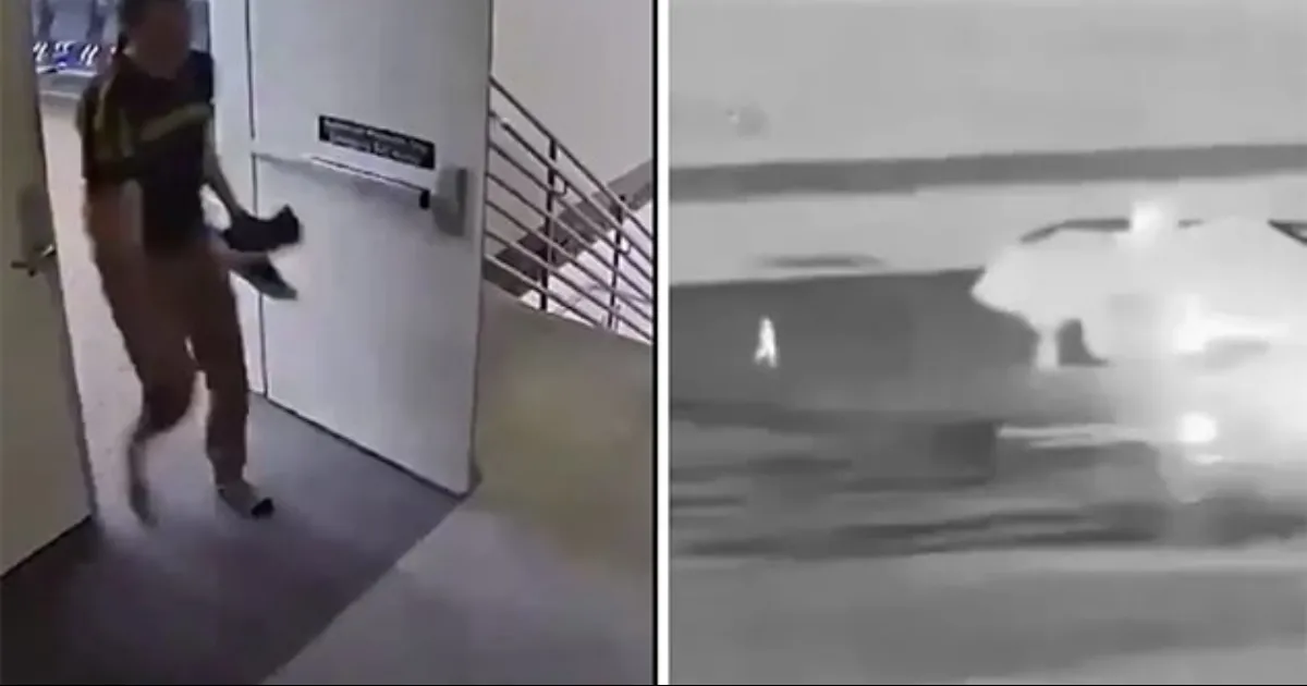 La víctima previamente irrumpió una pista de aterrizaje sin autorización. El accidente quedó registrado en video.