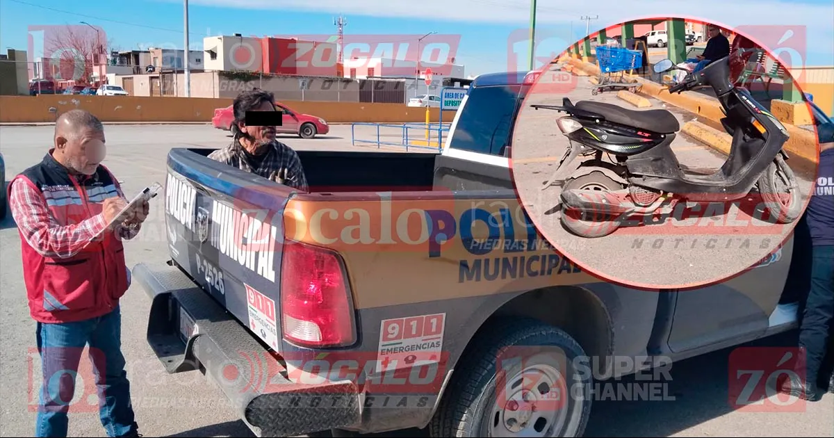 Se quería llevar una moto ajena; queda detenido