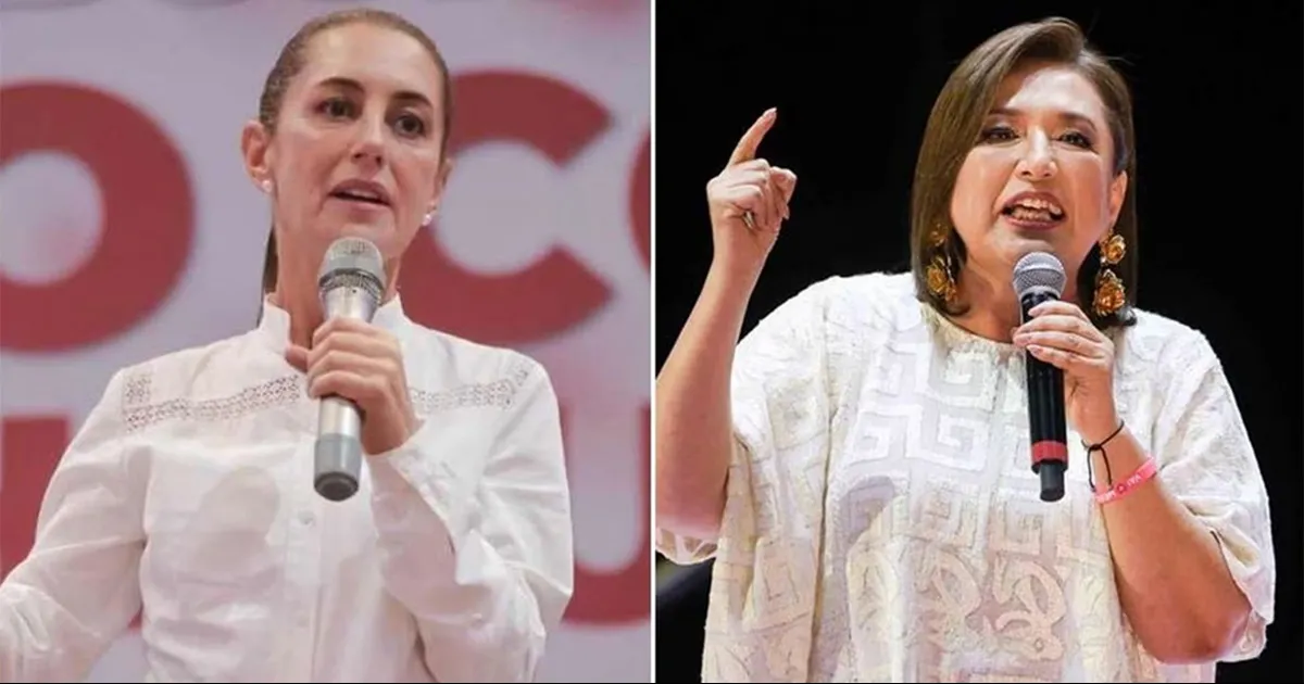 Sheinbaum con mayor presencia en medios electrónicos; Xóchitl con más valoraciones positivas, según monitoreo del INE