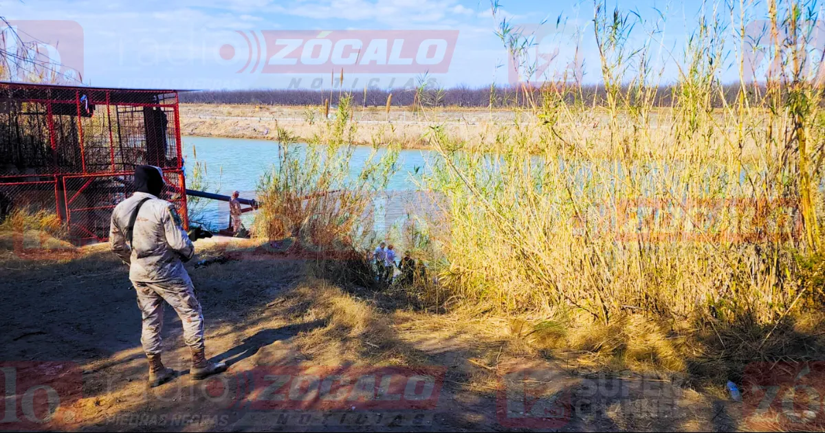 Encuentran cuerpo de un masculino ahogado en el Río Bravo