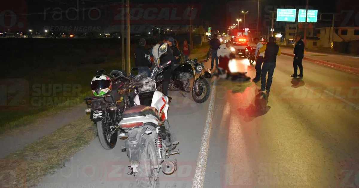 Se accidenta un biker al derrapar en avenida