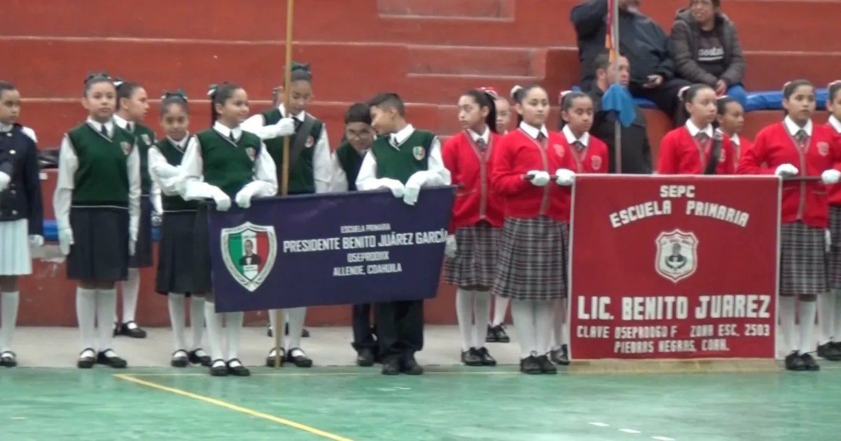 Primaria Benito Juárez representará a Piedras Negras en fase estatal de escoltas