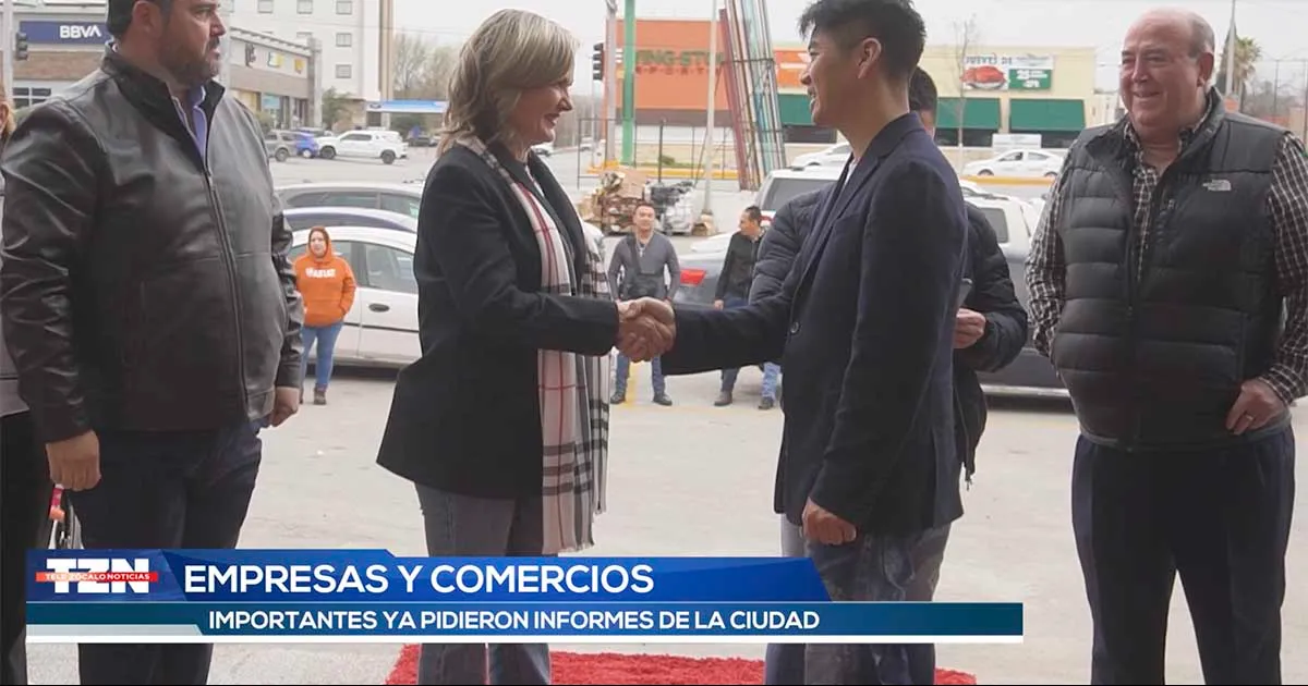 Asegura Norma Treviño que es momento ideal para invertir en Piedras Negras. Empresas y comercios importantes ya pidieron informes a la ciudad.