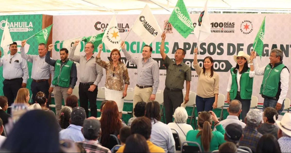 Arranca gobernador obras y programas por mas de 25 millones de pesos en Sierra Mojada y Ocampo