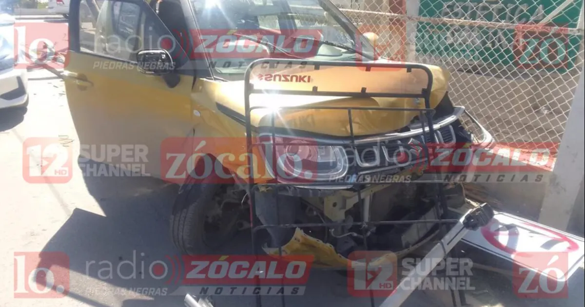 Daños cuantiosos en accidente vial en Acuña