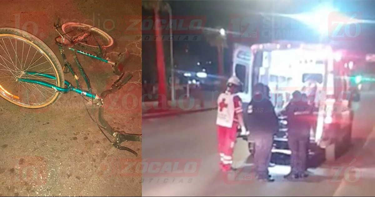 Arrollan a ciclista sobre la avenida Heroico Colegio Militar