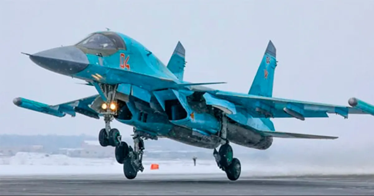 La Fuerza Aérea ucraniana anunció este martes el derribo en el este del país de otro cazabombardero ruso Su-34