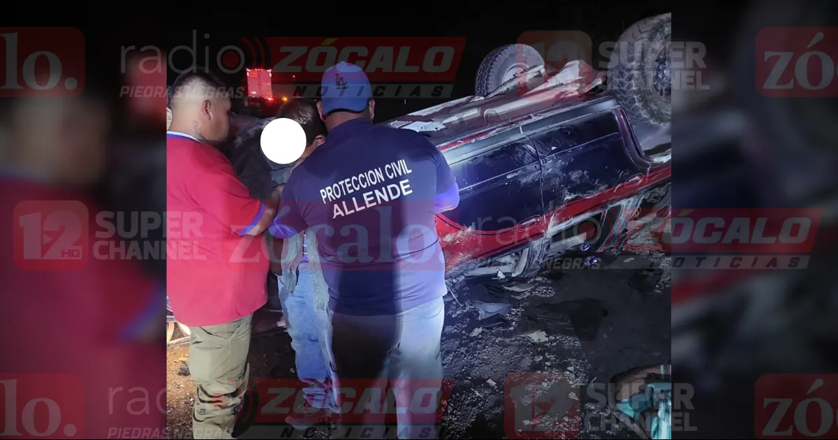 Por exceso de velocidad vuelca en la carretera 57