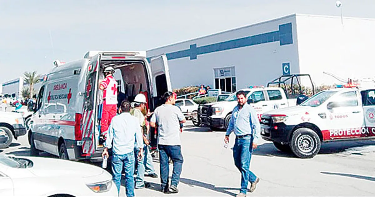 Incendio en empresa; un obrero quemado y siete intoxicados