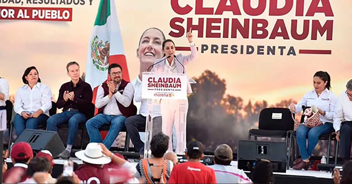 Claudia Sheinbaum, afirmó que la oposición propone la destrucción y la guerra contra el narco y nosotros la construcción de la paz