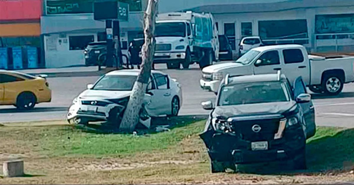 Choca en Pérez Treviño y Durango