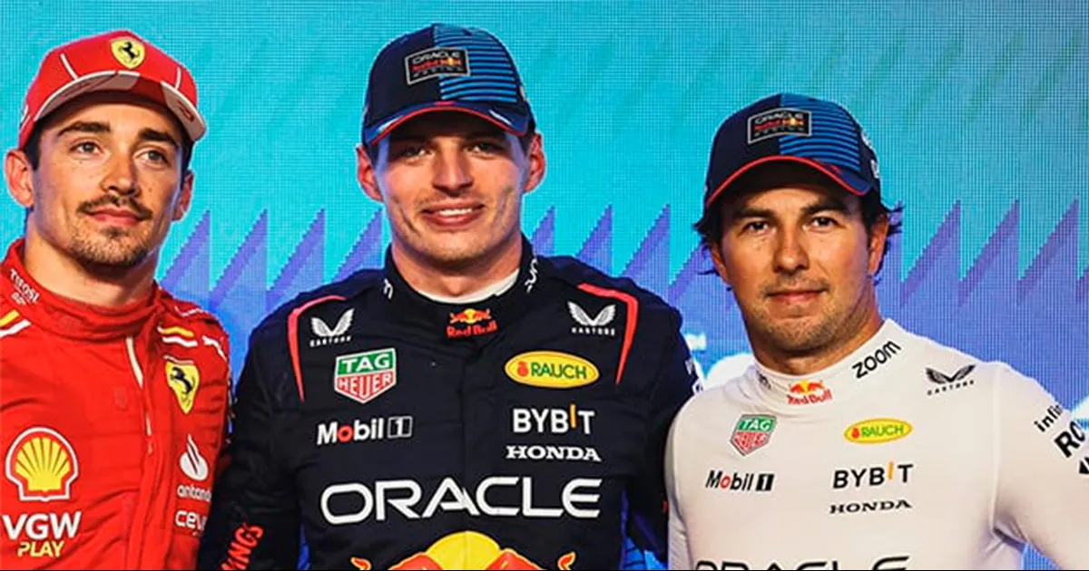 Max Verstappen y Checo Pérez dominan el GP de Arabia Saudita