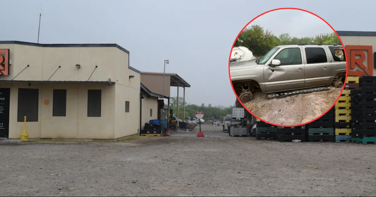 Roban suburban y la hallan en un centro de reciclaje