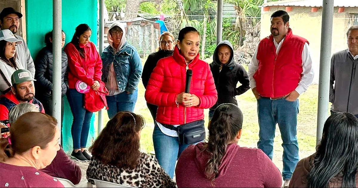 Visitó este día los municipios de Zaragoza y Jiménez, para escuchar los planteamientos de simpatizantes