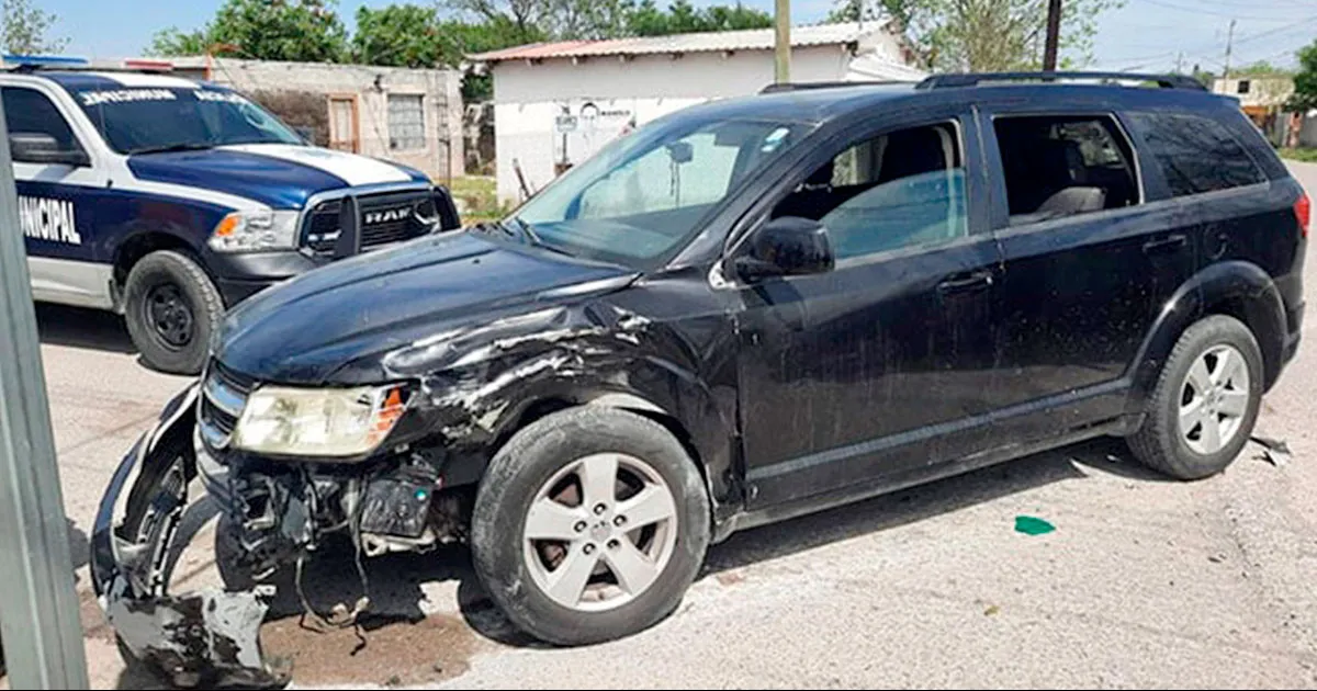 Se registra fuerte accidente en colonia Lázaro Cárdenas de Acuña