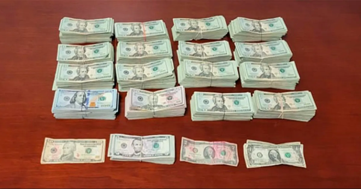 Confiscan CBP 124 mil dólares en efectivo y detienen a mexicano