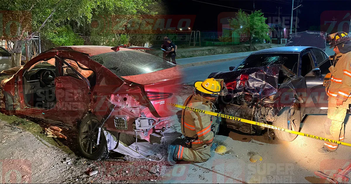 Está grave luego de impactar contra otro auto cerca de la media noche.