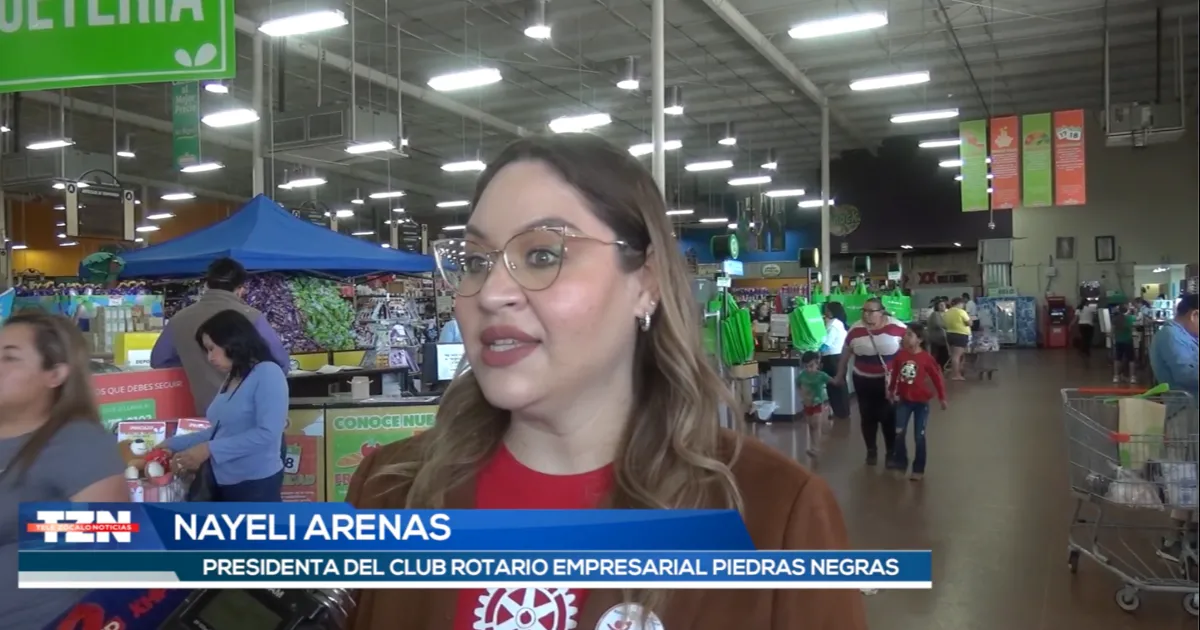 Club Rotario Empresarial arrancó campaña de redondeo; buscan comprar 100 sillas de ruedas