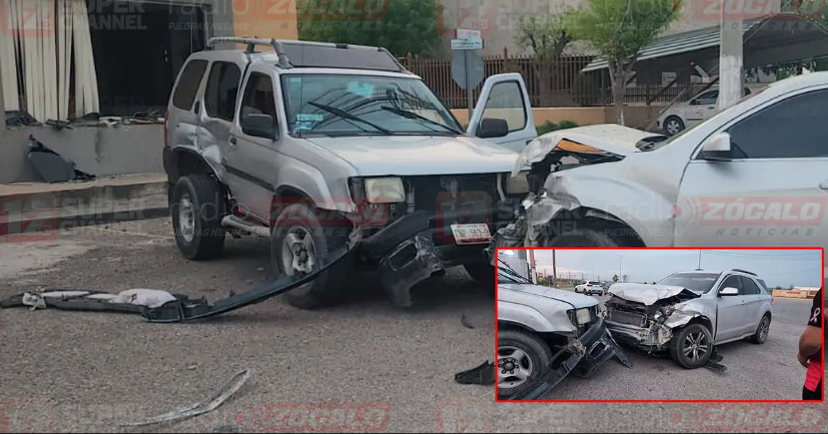 Elementos de Seguridad Pública y Cruz Roja acudieron al lugar para tomar conocimiento del percance vial.