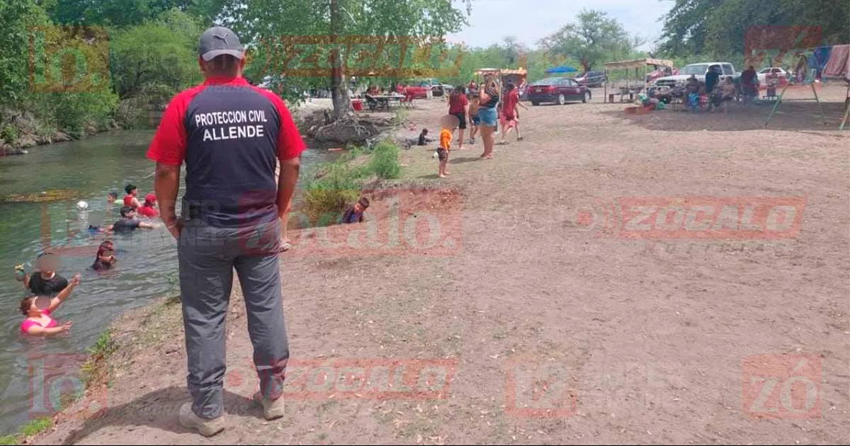 Protección Civil de Allende en operativo de Domingo de Pascua