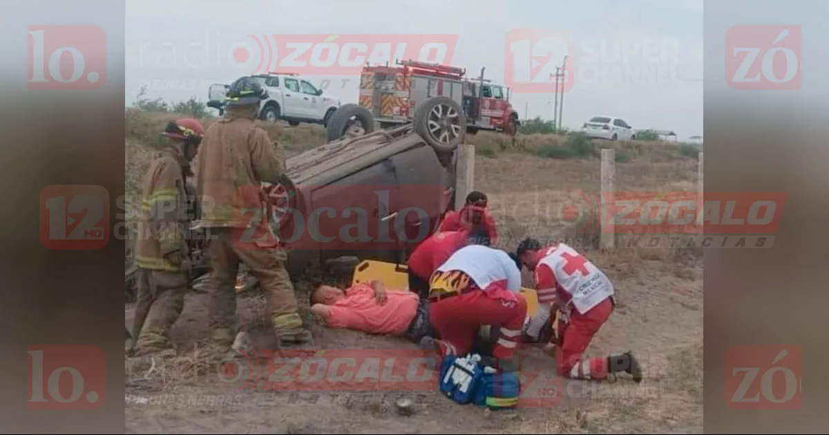 Los lesionados fueron trasladadas al nosocomio local por Cruz Roja