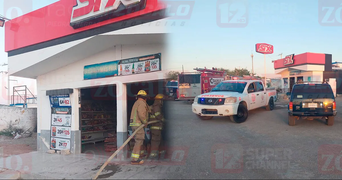 Se incendia Six en Allende; pudo ser provocado