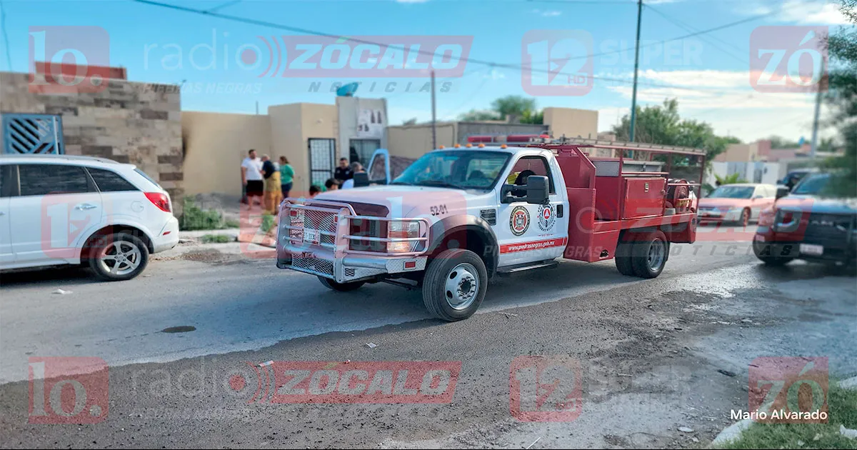Se incendia un domicilio en pleno festejo en Piedras Negras