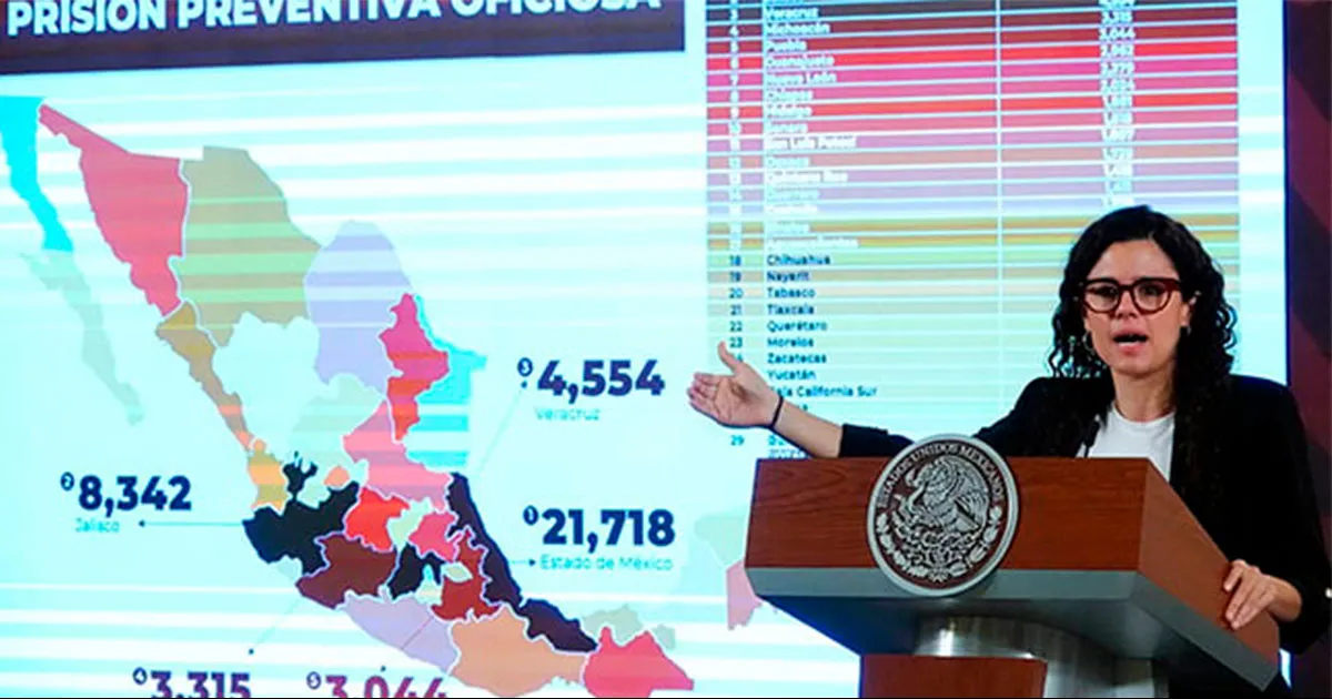 Eliminar prisión preventiva oficiosa podría liberar a 68 mil presuntos delincuentes: Segob