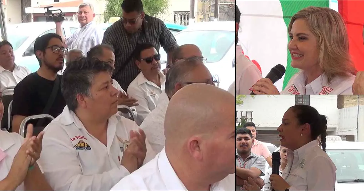 Ofrecen Norma y Sonia paquete de apoyos a operadores de taxi y a sus familias