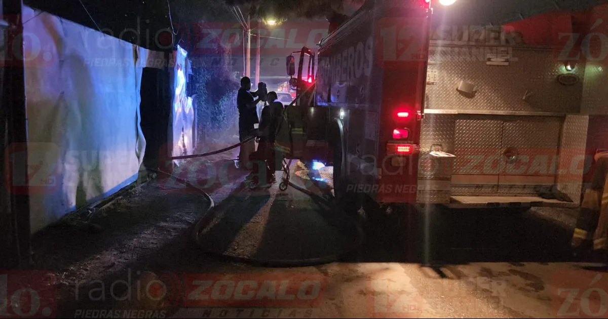 La persona se quedó atrapada dentro de la vivienda