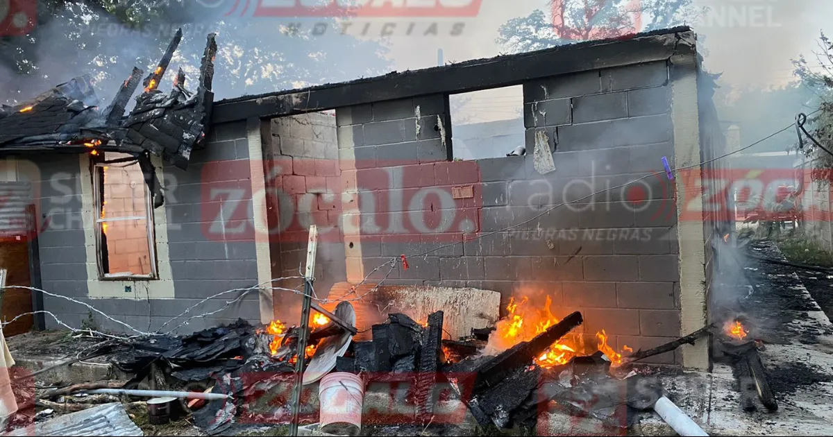 El hombre de 59 años de edad perdió la vida tras un fuerte incendio que se generó en un domicilio al poniente de la ciudad.