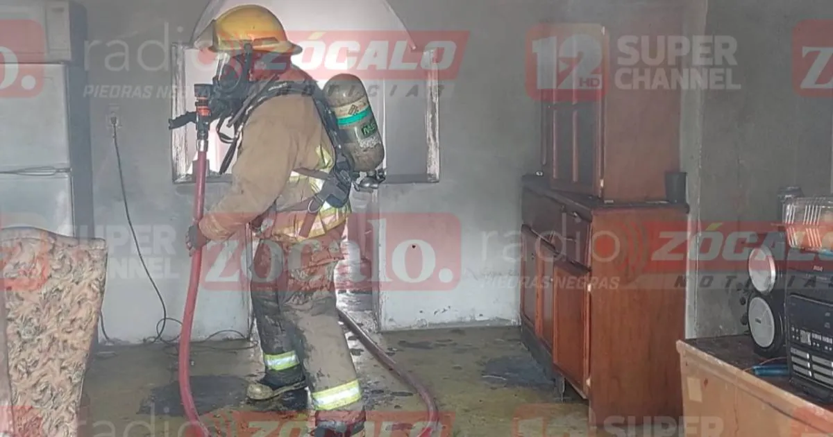 Se registra incendio con daños materiales en Allende