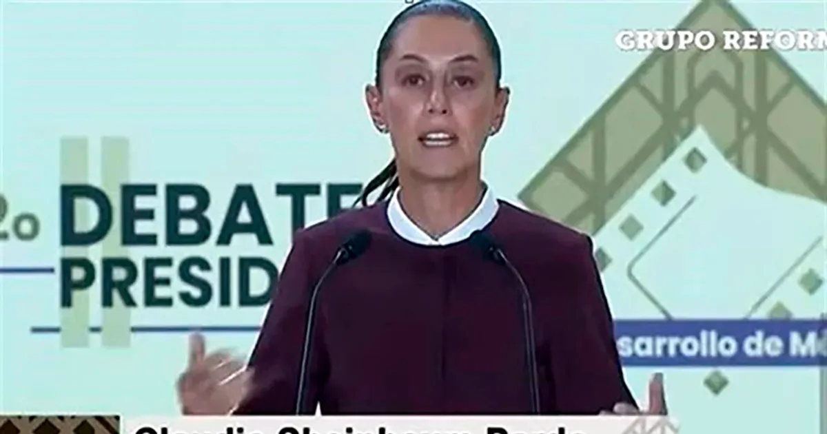 En el cierre del debate, Sheinbaum se autoproclamó ganadora sobre la 'corrupta del PRIAN', su contrincante, Xóchitl Gálvez