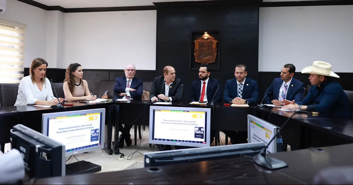 Encabeza Alberto Hurtado la sesión de la Comisión de Energía del Congreso de Coahuila con el secretario de Economía