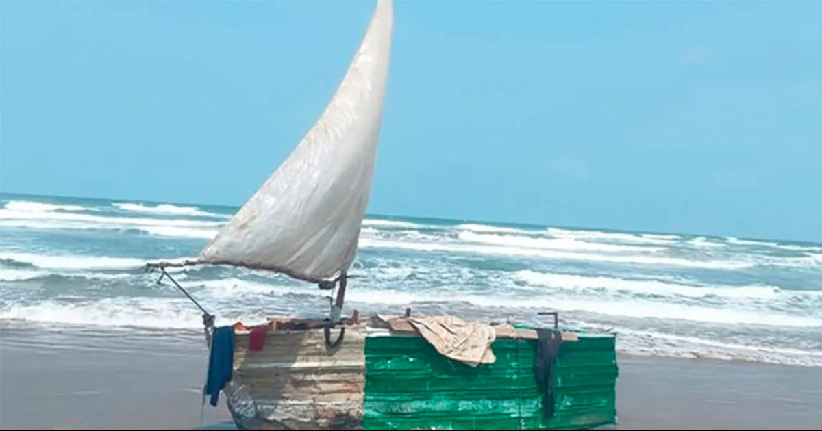 Sobreviven cubanos 61 días a la deriva en altamar en una barcaza hechiza