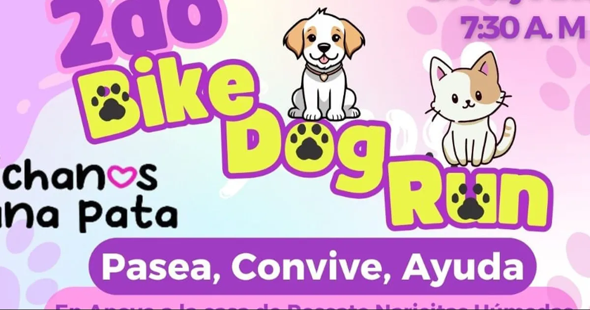 Invita Fridas en Bici a  Bike Dog Run para ayudar a perritos rescatados