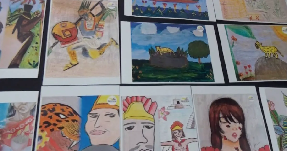 Incluyen  dibujos de 27 niños de PN en libro que editará la Red Nacional de Bibliotecas