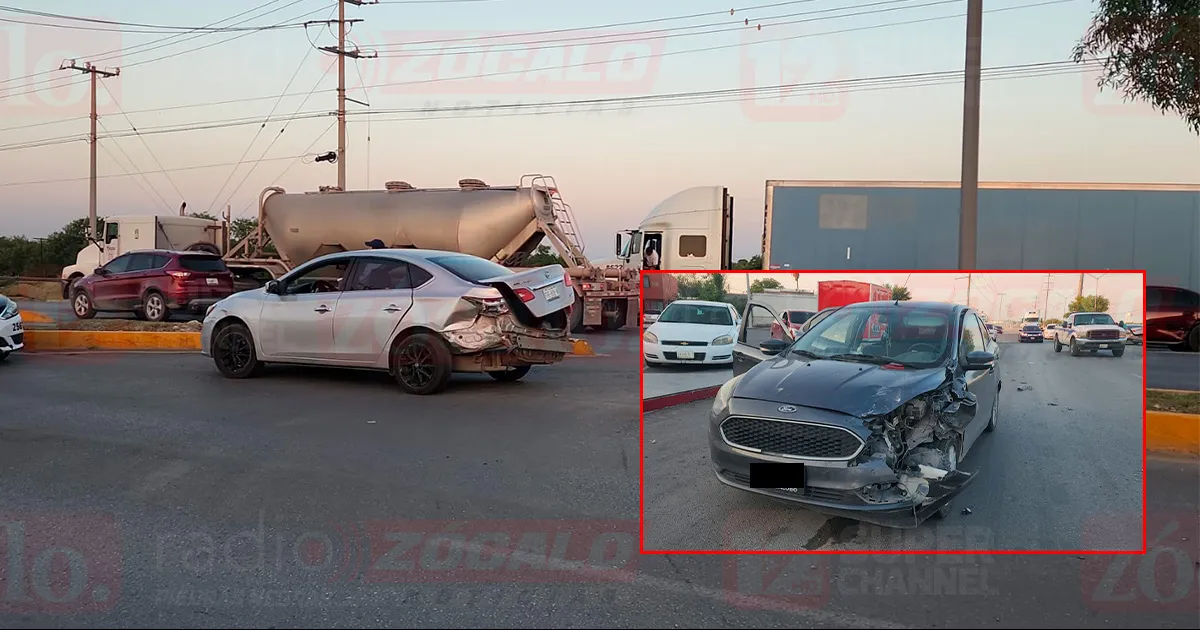 Choca por exceso de velocidad en el libramiento Fausto Martínez