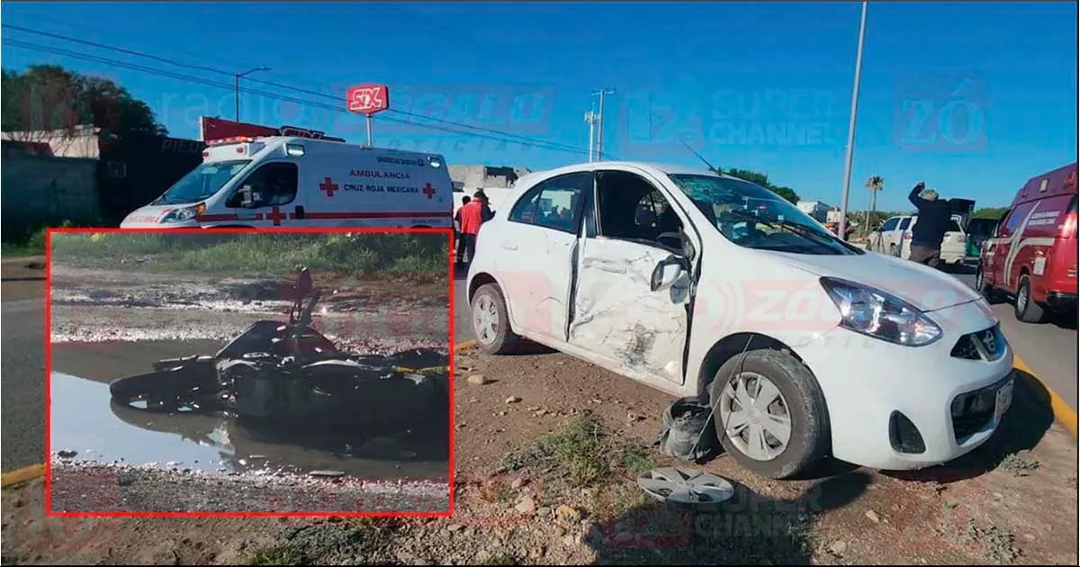 Conductor de auto provocó la muerte de motociclista en colonia La Hacienda.