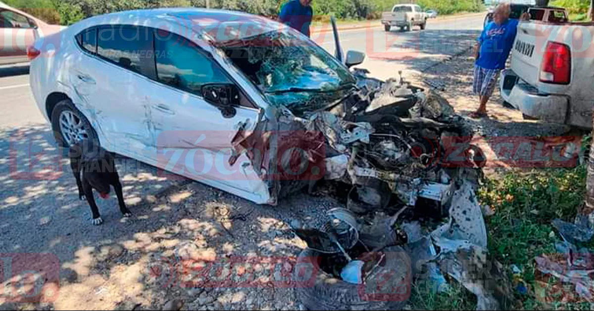 Tráiler causa grave accidente vial en Nava