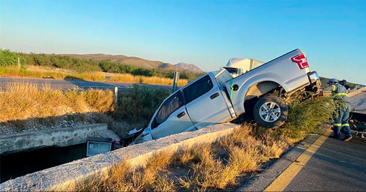 Se accidenta paisano en la 57; iba de Austin a Torreón