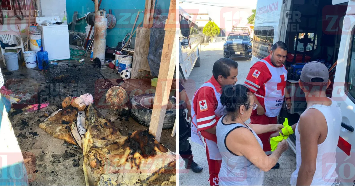 Vecino salva a vecino de que su vivienda se quemara por completo en Acuña