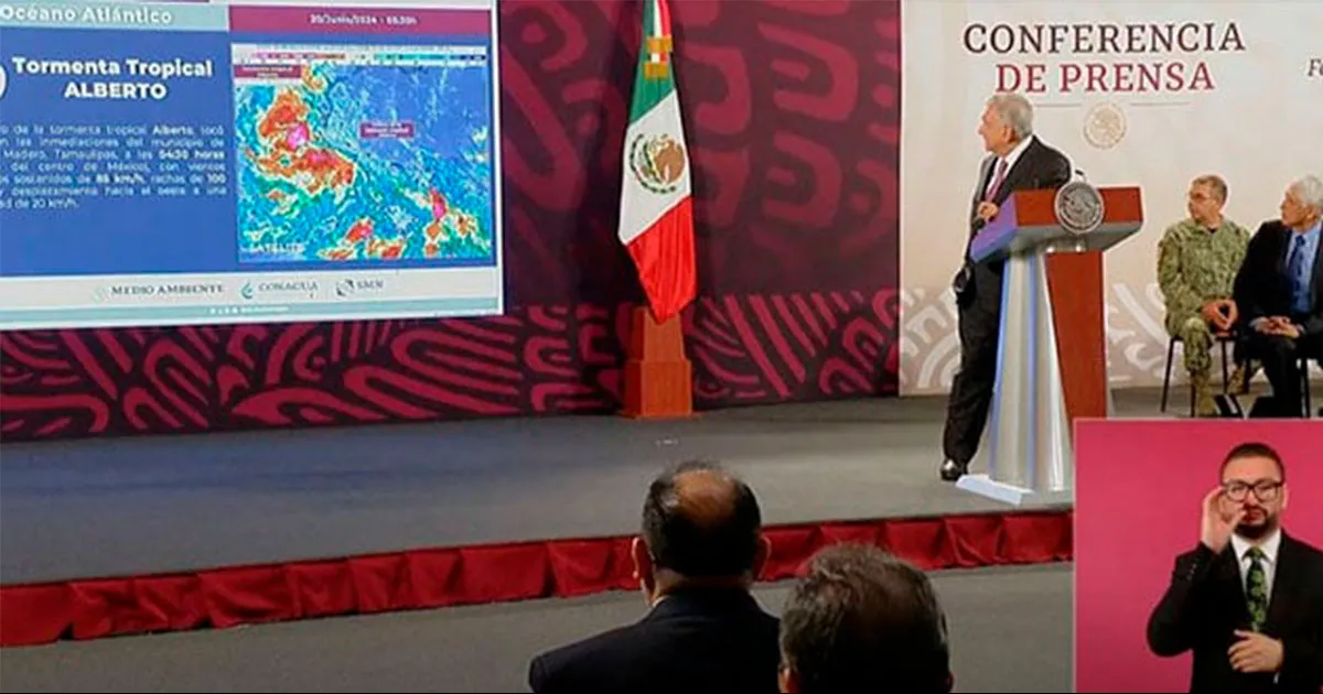 El presidente López Obrador destacó que hasta el momento tiene el reporte de la muerte de dos niños por las fuertes lluvias registradas en Nuevo León