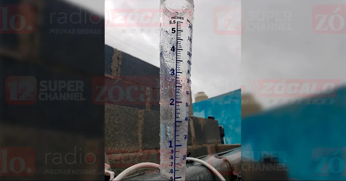 Lluvias promediaron de 22 a 40 milímetros en zona norte de Coahuila