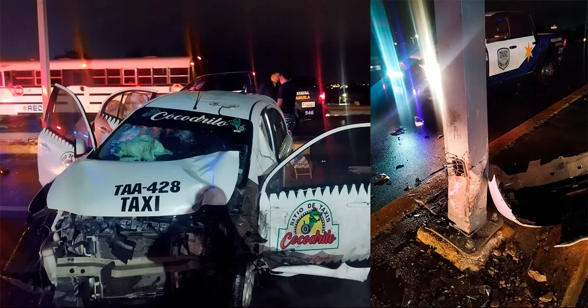 Dos personas resultaron lesionadas, afortunadamente no de gravedad.