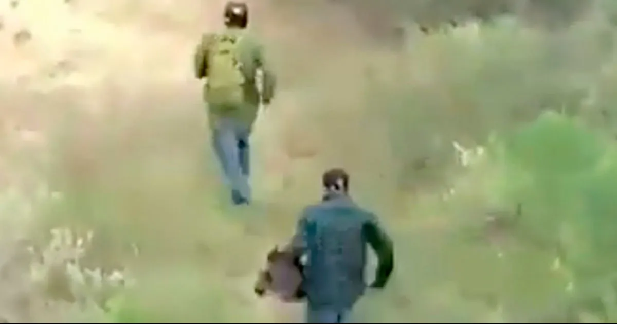 La movilización se originó sobre la carretera 277 al norte del condado de Maverick.