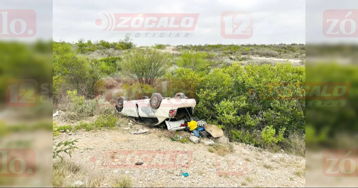 Sobre el libramiento Reginaldo Ramón se registró un aparatoso volcadura la mañana de este sábado, donde no se reportan personas lesionadas.